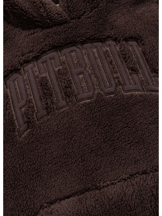 PITBULL PITBULL Bluza ARAGONA NORTON Brązowy Regular Fit