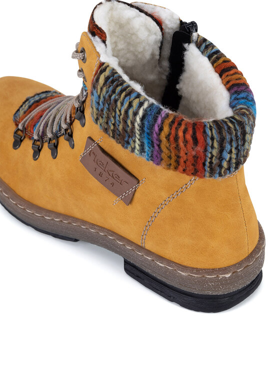 Rieker Rieker Stiefeletten Z6743-68 Gelb