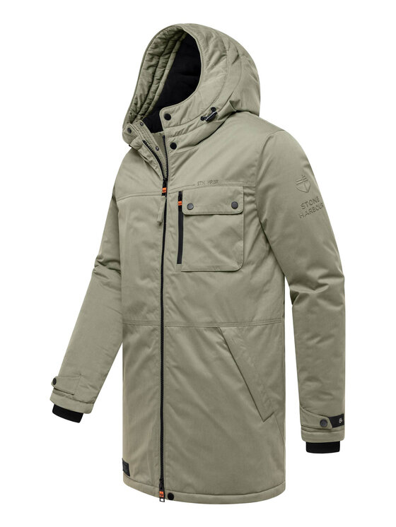 Stone Harbour Stone Harbour Kurtka zimowa Fintaan Zielony Regular Fit