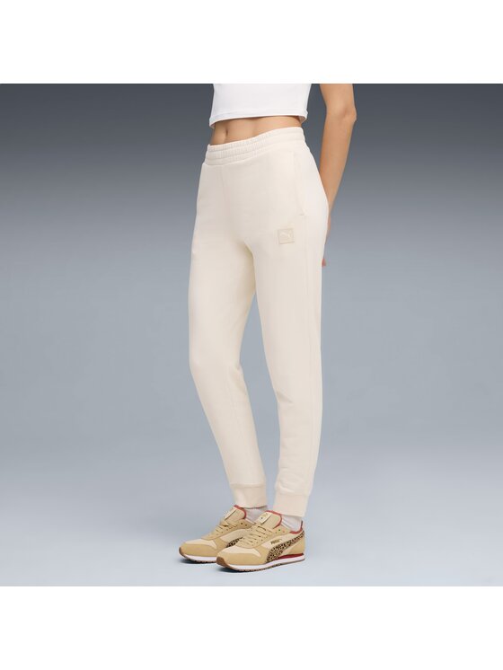 Puma Puma Spodnie dresowe 688101 Beżowy Regular Fit