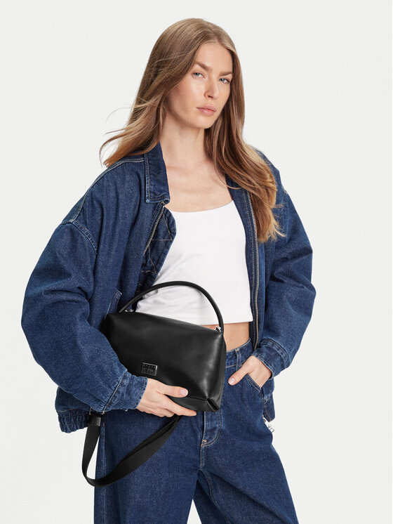 Tommy Jeans Tommy Jeans Torbica Tjw American Cool Shoulder Bag AW0AW17531 Crna
