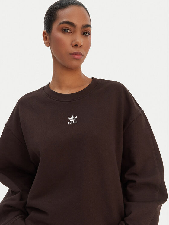 adidas adidas Majica dugih rukava Essentials KD9120 Smeđa Oversize
