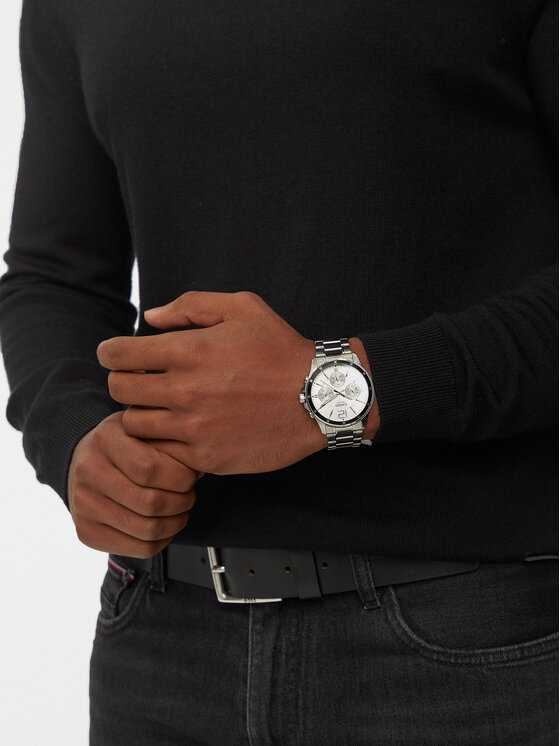 Casio Casio Zegarek MTP-1374PD-7AVEF Srebrny