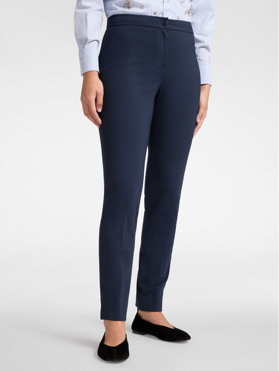 Elena Mirò Elena Mirò Pantaloni di tessuto P062P100258N064 Blu Regular Fit
