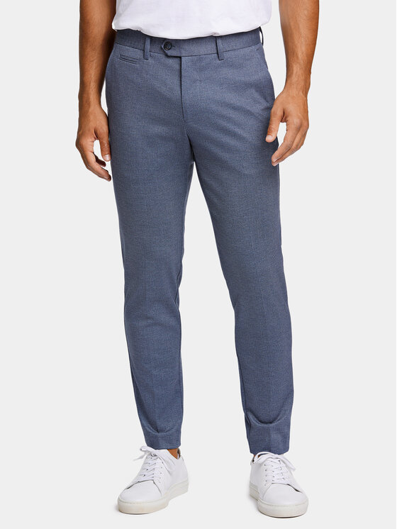 Lindbergh Lindbergh Chino 30-006031 Plava Slim Fit