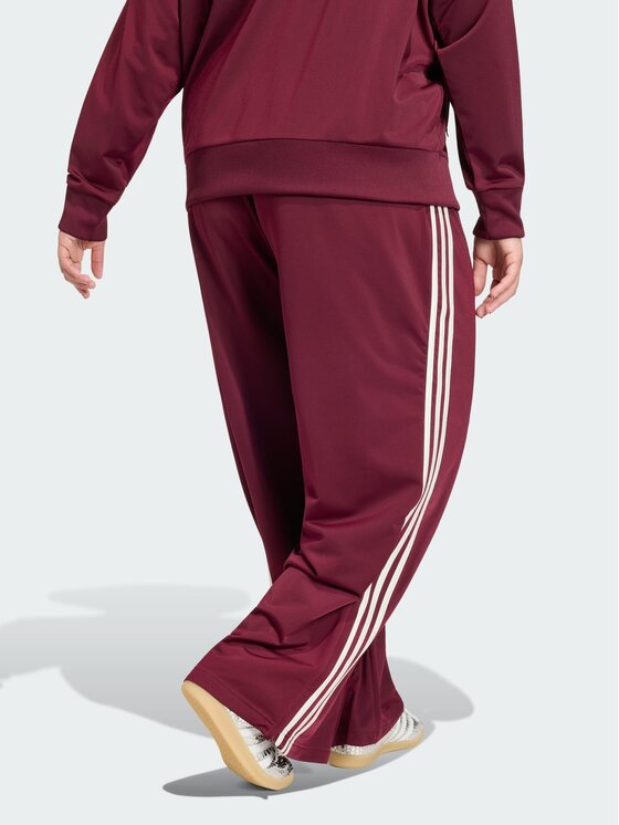 adidas adidas Spodnie dresowe Firebird Bordowy Loose Fit