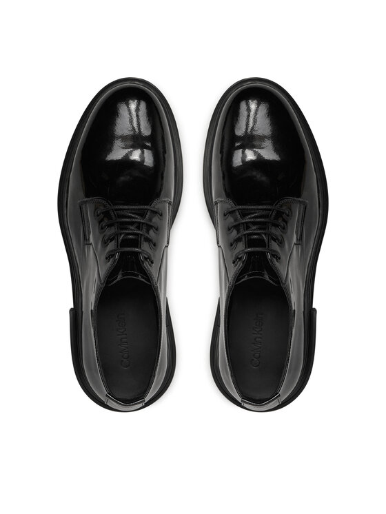 Calvin Klein Calvin Klein Туфлі Postman Derby Pat HM0HM01685 Чорний