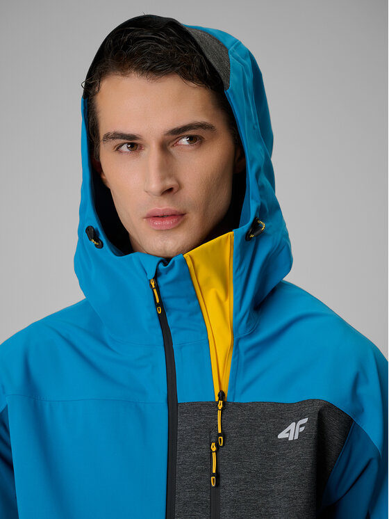4F 4F Kurtka wielofunkcyjna TREKKING Niebieski Regular Fit