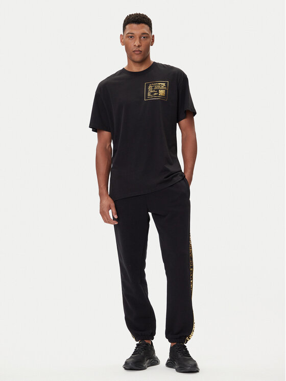 Plein Sport Plein Sport T-Shirt FAEC MTK8362 STE001N Schwarz Loose Fit