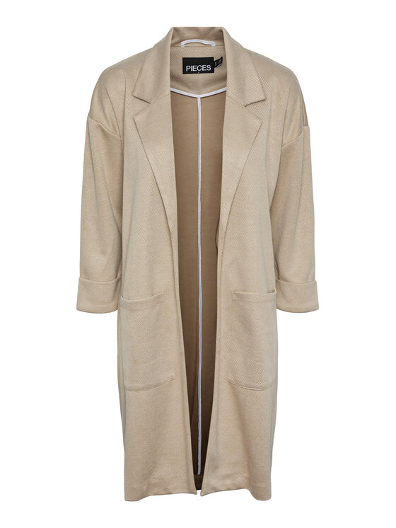 Pieces Pieces Übergangsmantel 17090175 Beige Regular Fit