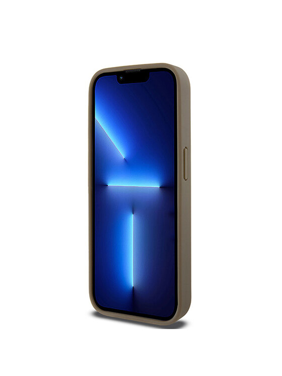 DKNY DKNY Etui na telefon Apple iPhone 15 Pro Brązowy
