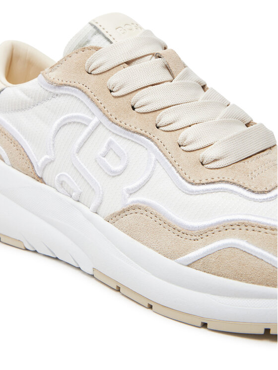 BOSS BOSS Sneakersy Skylar Runn 50536387 Beżowy