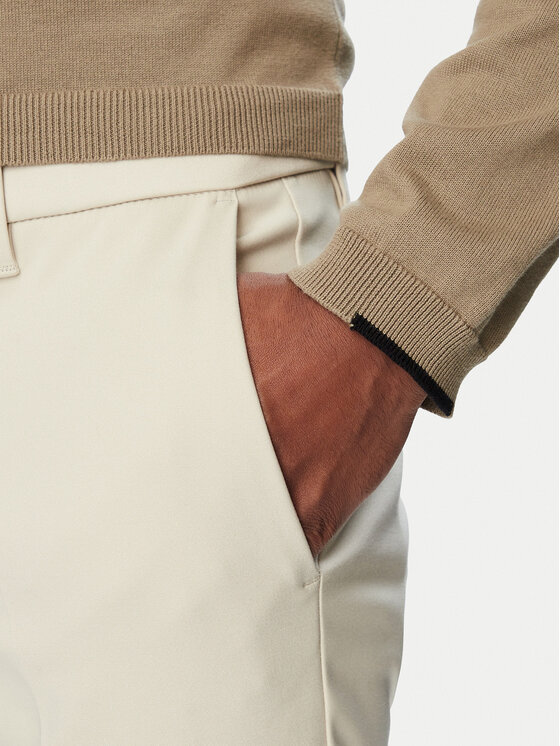 BOSS BOSS Pantaloni chino TR_CommuterSL NextCo 50569813 Bej deschis Slim Fit