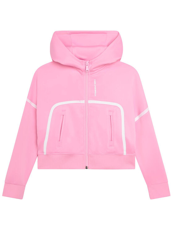Karl Lagerfeld Kids Karl Lagerfeld Kids Džemperis Z15431 D Rožinė Relaxed Fit