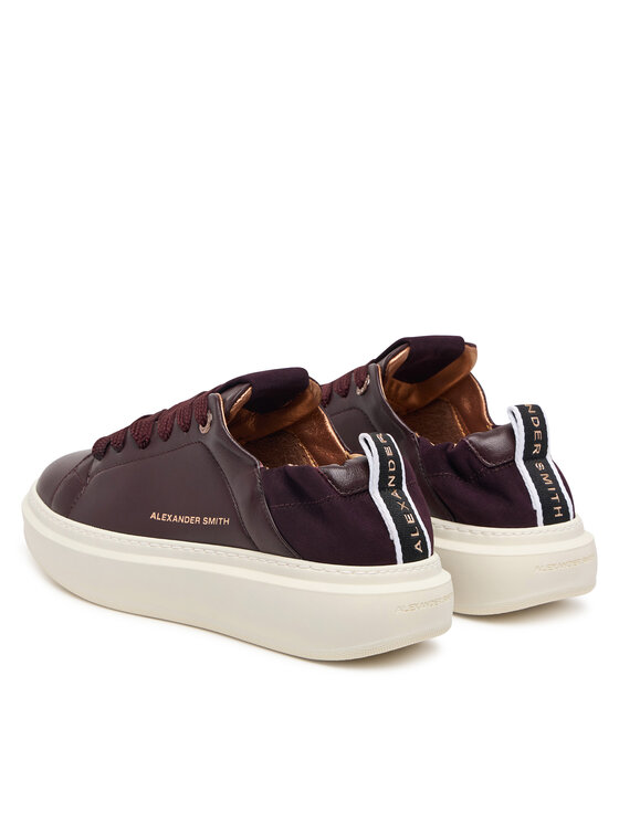 Alexander Smith Alexander Smith Sneakersy Wembley Rouched ASBEWAW-0183 Tmavo hnedá