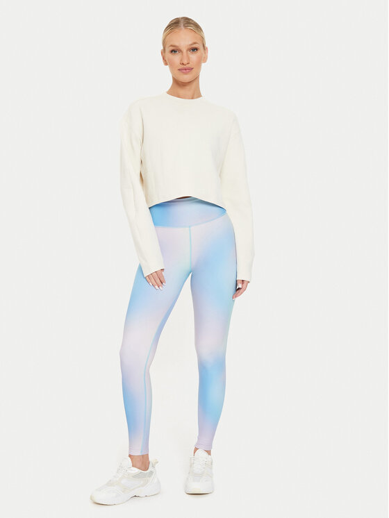 Reebok Reebok Majica dugih rukava Activ Coll Dreamblend Midlayer 100076297 Écru Relaxed Fit