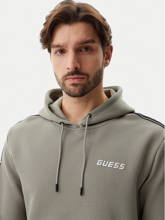 Guess Guess Majica dugih rukava Z4RQ21 KB3P2 Zelena Regular Fit
