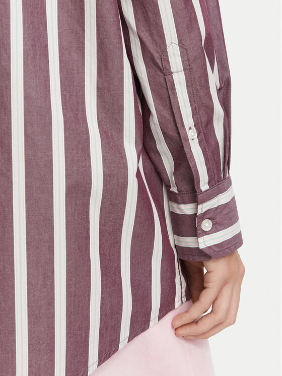 Tommy Jeans Tommy Jeans Košulja Essential DW0DW23340 Ljubičasta Oversize
