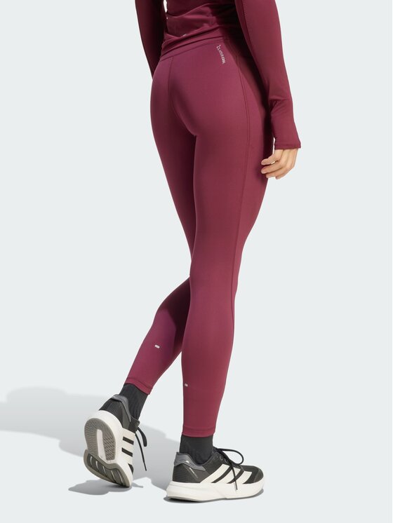 adidas adidas Legginsy 168337 Czerwony Fitted Fit