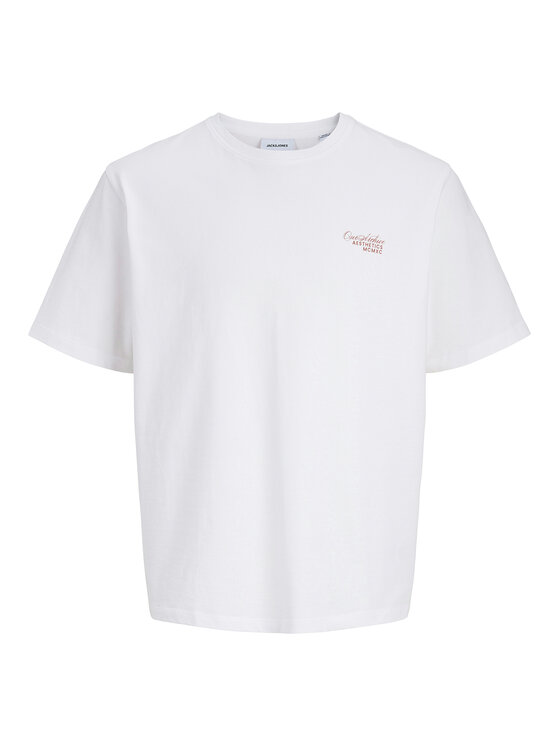 Jack & Jones Jack & Jones Tricou Roar 12288099 Alb Regular Fit