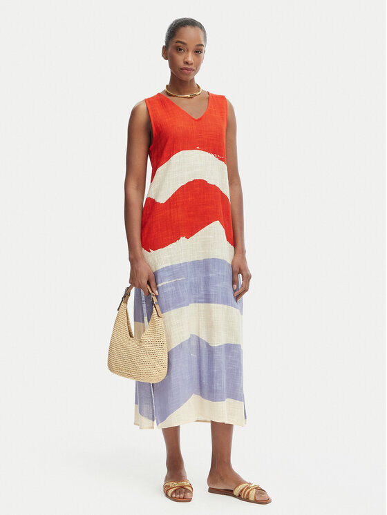 Iconique Iconique Літня сукня Casey IC26-081 Кольоровий Relaxed Fit