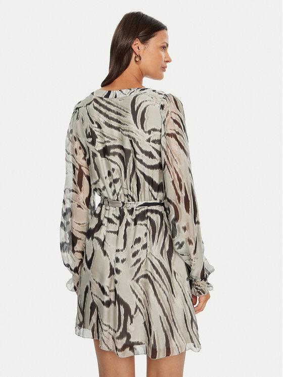Guess Guess Kleid für den Alltag Marcelle W4BK41 WE550 Weiß Regular Fit