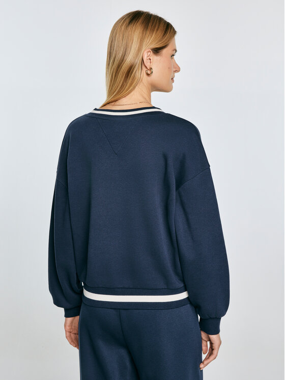 BIG STAR BIG STAR Bluza GABRIELLA Granatowy Basic Fit