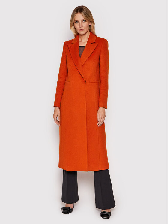 Patrizia Pepe Patrizia Pepe Villane mantel 2S1392/A9S9-R734 Punane Regular Fit