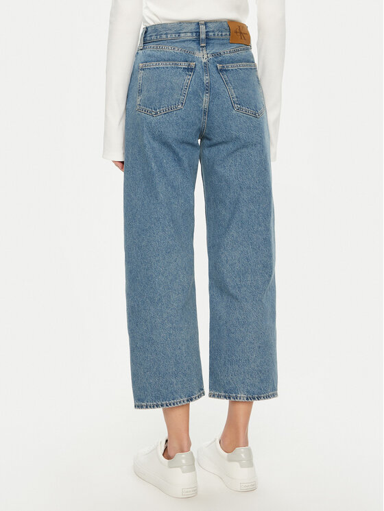 Calvin Klein Jeans Calvin Klein Jeans Džínsy Barrel J20J225005 Modrá Loose Fit