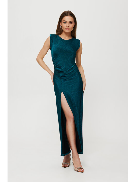 Makover Makover Abito da sera K186 Blu A-Line Fit