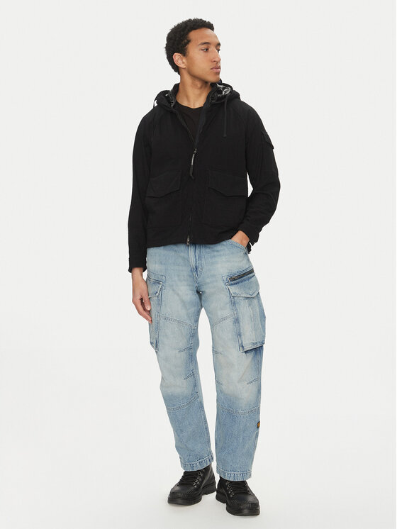C.P. Company C.P. Company Prijelazna jakna 18CMOW223A110320G Crna Regular Fit