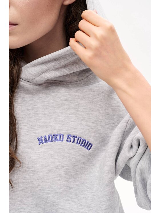 NAOKO NAOKO Bluza Everyday Szary Loose Fit