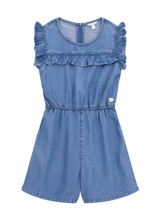 Guess Kids Guess Kids Tuta Tuta Lyocell denim ss rom Blu