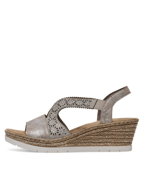 Rieker Rieker Sandali 61916-91 Argento