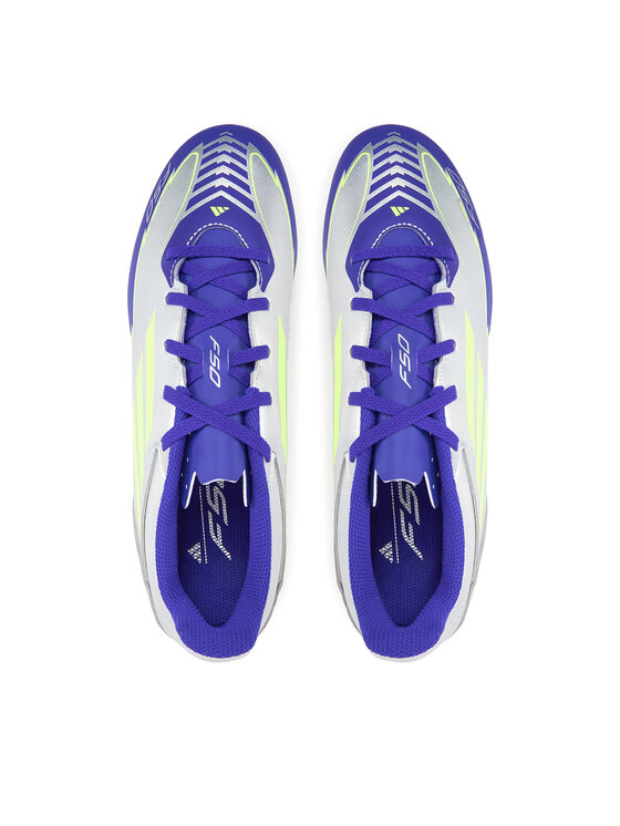 adidas adidas Futbalové topánky F50 Club Messi Firm/Multi-Ground IH0916 Sivá