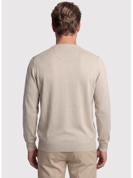 Pako Lorente Pako Lorente Sweter P26WN-2X-010 Beżowy Straight Fit