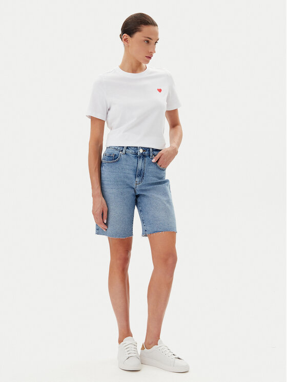 Vero Moda Vero Moda Tričko Paulina 10316991 Biela Regular Fit