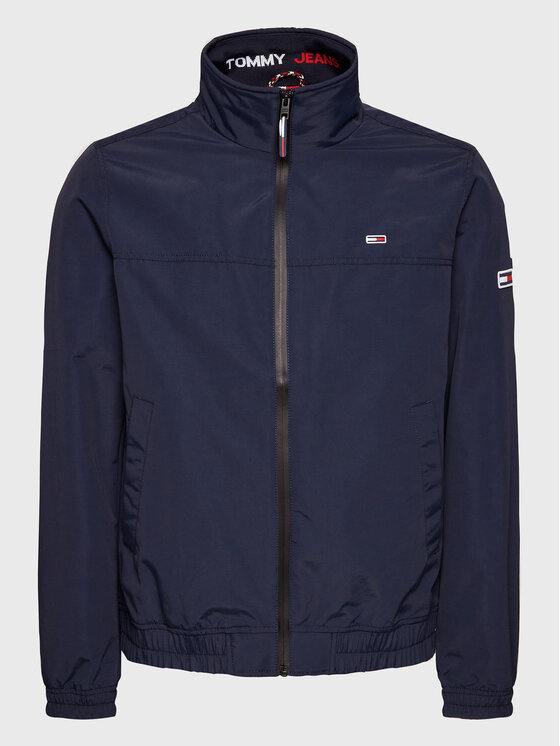 Tommy Jeans Tommy Jeans Prechodná bunda Essential Casual DM0DM15382 Tmavomodrá Regular Fit