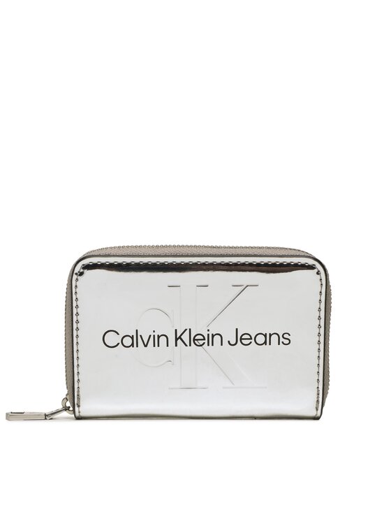 Calvin Klein Jeans Portafoglio piccolo da donna Sculpted Med Zip