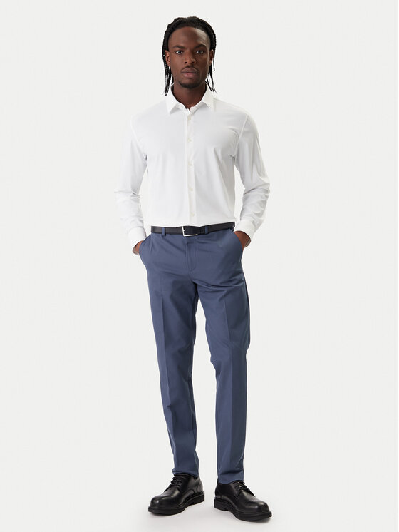 BOSS BOSS Koszula P-Hank 50555747 Biały Slim Fit