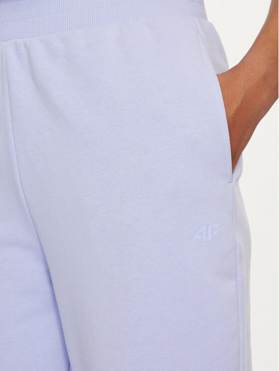 4F 4F Долнище анцуг 4FWSS24TTROF666 Виолетов Regular Fit