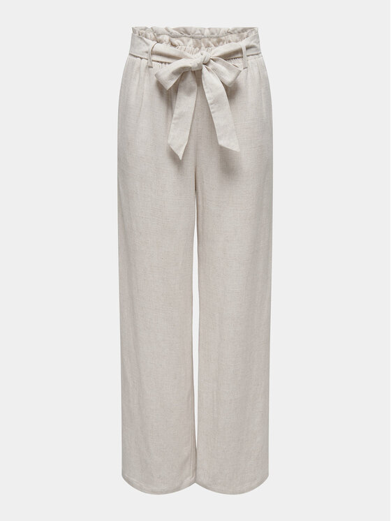 ONLY ONLY Hlače Siesta 15322259 Siva Straight Fit