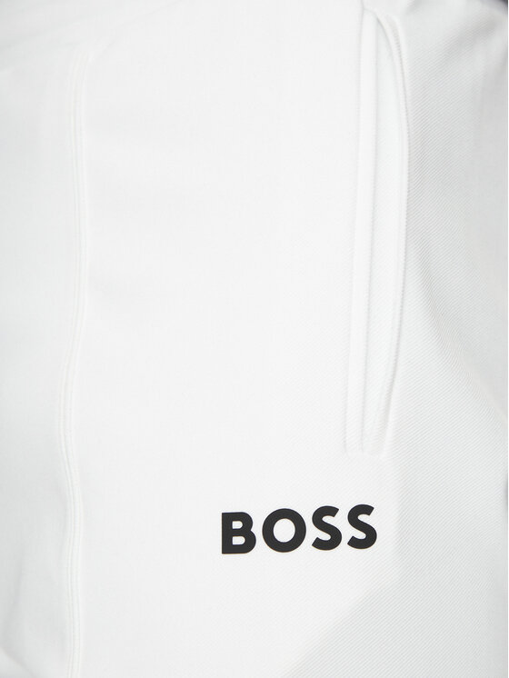 BOSS BOSS Pantaloni scurți sport 50537819 Alb Regular Fit
