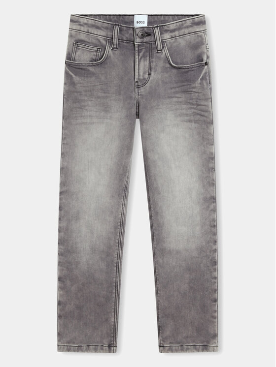 BOSS Boss Jeansy J50688 S Szary Regular Fit