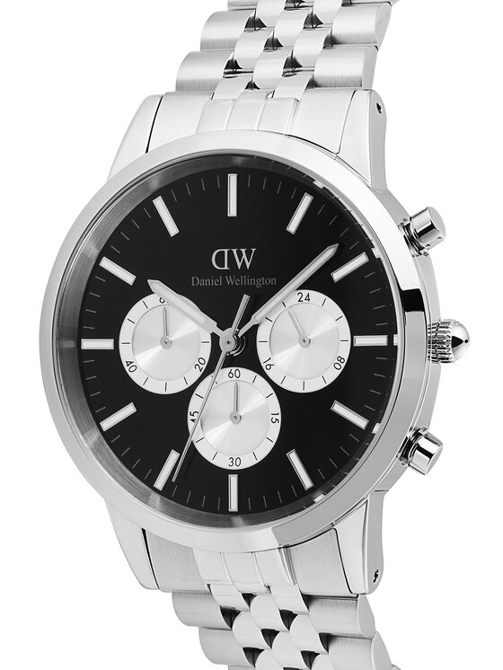Daniel Wellington Daniel Wellington Hodinky Iconic Chronograph DW00100873 Strieborná