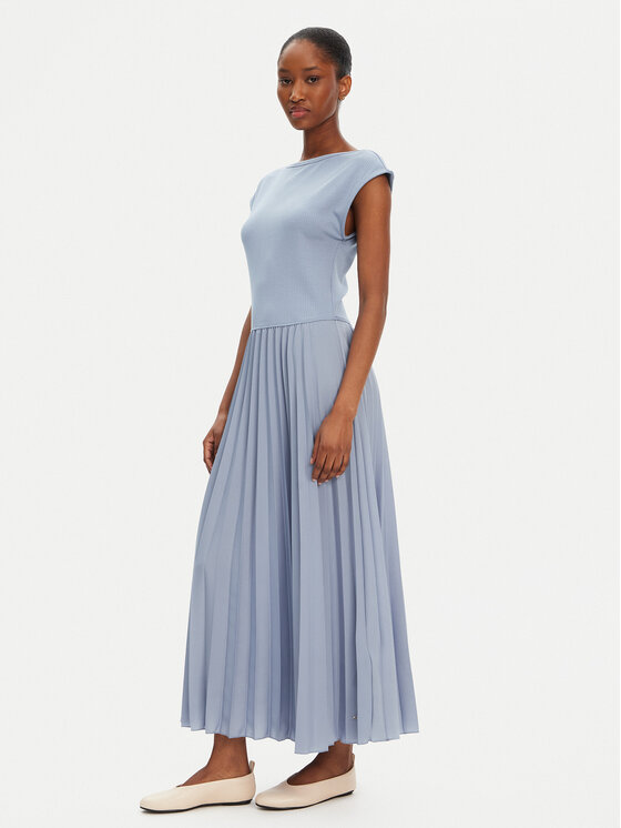 Tommy Hilfiger Tommy Hilfiger Ежедневна рокля WW0WW44491 Светлосиньо Regular Fit