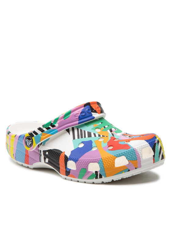 Crocs Crocs Șlapi Classic Retro Resort Clog 207849 Colorat