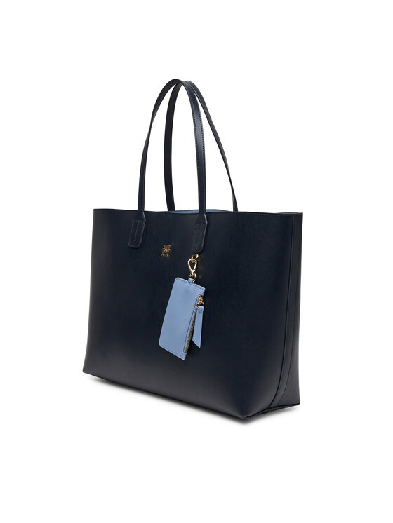 Tommy Hilfiger Tommy Hilfiger Ročna torba Th Icon AW0AW17667 Mornarsko modra