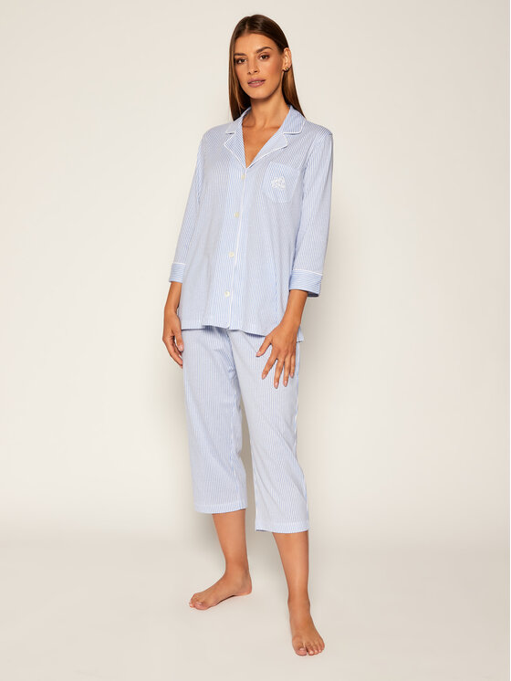 LAUREN RALPH LAUREN Lauren Ralph Lauren Piżama I819702 Błękitny