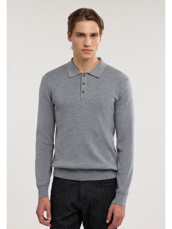 Trussardi Trussardi Cardigan M0788000131N0M3 Grigio Regular Fit